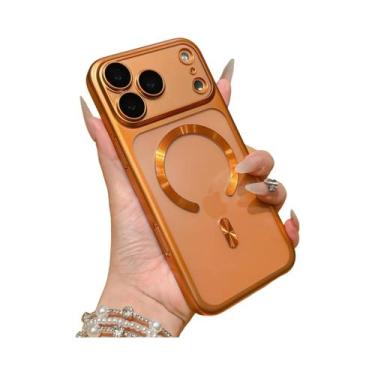 Imagem de Capa Magsafe Com Acabamento Fosco Para iPhone 17 16 15 pro Max, Protet