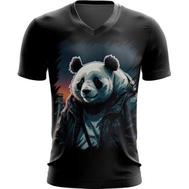 Imagem de Camiseta Gola V Panda Com Roupa Estilosa 8 - Kasubeck Store®, INF 02