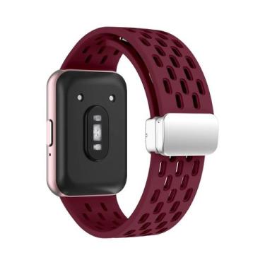 Imagem de Pulseira Magnética Samsung Galaxy Fit 3 Com Fivela De Metal E Faixa De