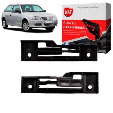 Imagem de Suporte Guia Parachoque  Gol G4 2006 Até 2014 Traseiro - Nat, Lado Esq