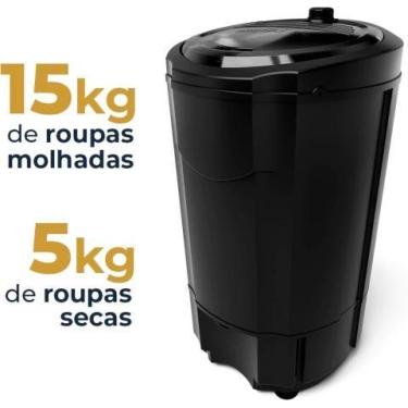 Imagem de Centrifuga de Roupas Cor Preto Marca Britânia BCE15P 15Kg 170W 220v, 2