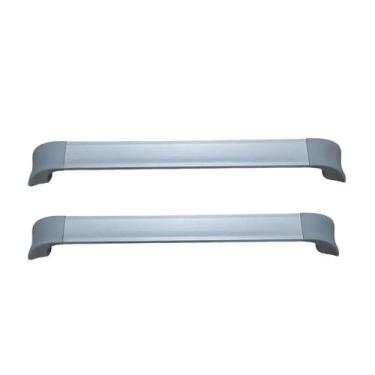 Imagem de Kit c/ 3 Puxadores de Alumínio para Móveis e Armários Itatiaia Plena C