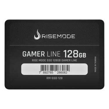 Imagem de SSD Rise Mode Gamer Line, 128GB, SATA III, Leitura: 530MB/s, Gravação: 520MB/s, Preto -...