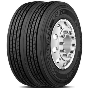 Imagem de Kit 2 Pneu Continental Aro 22.5 275/80r22.5 149/146L Direcional HSR2 S