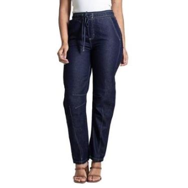 Imagem de Calça Jeans Sawary Barrel - 282629 - Azul 34-Feminino