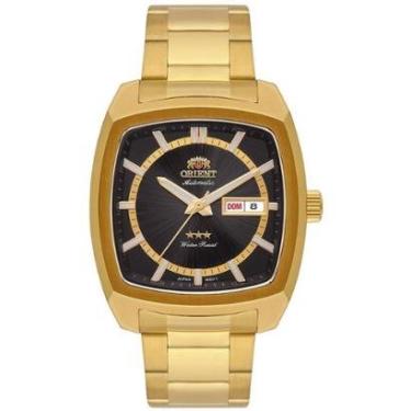 Imagem de Relógio Masculino Automático Orient Dourado F49GG031 P1KX-Masculino