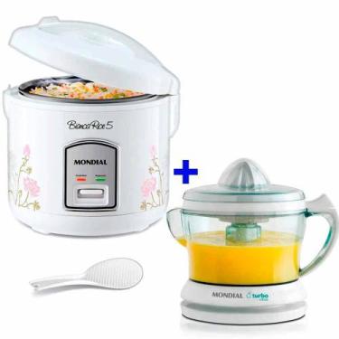 Imagem de Kit Panela elétrica de arroz Bianca Rice NPE-05-5X + Espremedor de fru