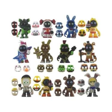 Imagem de Boneco De Ação FNAF Da Meia-Noite: Urso Foxy, Chica, Fazbear, Bonnie E