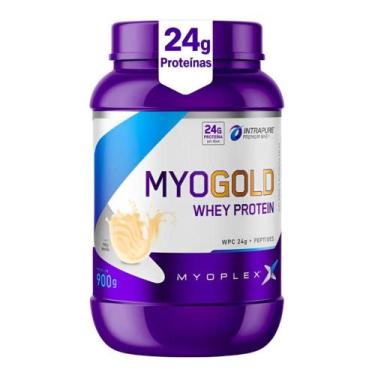 Imagem de Myo Gold Whey Protein Premium Pote 900g Myoplex, Baunilha