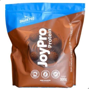 Imagem de Joypro Body Collagen Whey Protein Refil 900g Shark Pro, Brigadeiro