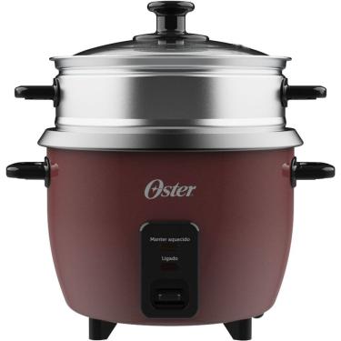 Imagem de Panela Elétrica de Arroz 1L Oster Bordô