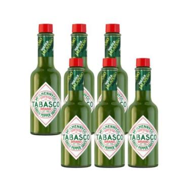 Imagem de Kit 6 Molho de Pimenta Jalapeño Tabasco 60ml Green Pepper