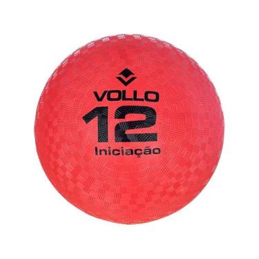 Imagem de Bola de Iniciação Vollo BI012 Tamanho 12 Impermeavél Vermelha - Vollo 