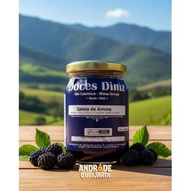 Imagem de Geleia de Amora Artesanal - 300g - Doces Diniz