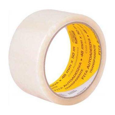 Imagem de Fita Autoadesiva Durex 48 mm x 50 m Transparente - Vonder - Ref.14991 