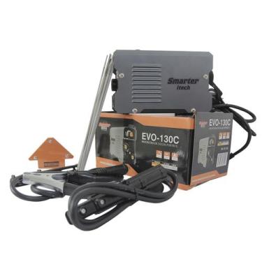 Imagem de Máq de Solda 130A 220V Smarter + Eletrodo+Esquadro Magnético