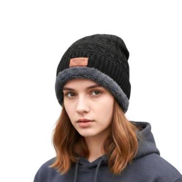 Imagem de Touca de Lã Forrada Unissex Inverno Proteção Térmica Premium - Sport, 