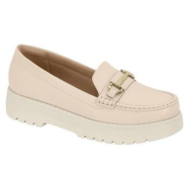Imagem de Mocassim Tratorado Feminino Modare 7397.101.21736, Creme, 36