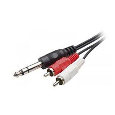 Imagem de Cabo p10 - 2 rca 2m  p10-rca - LELONG