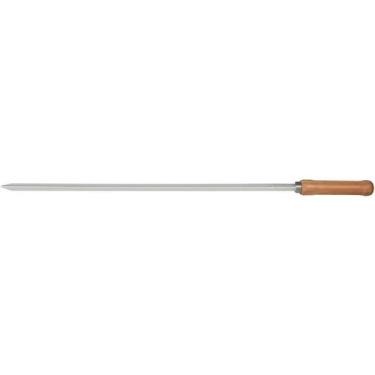 Imagem de Espeto Simples para Churrasco 75cm Aço Cromado Mor