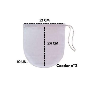 Imagem de Coador De Café Nº 2 Para Maquinas Industriais C/10 Un. - mma