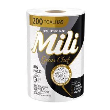 Imagem de Toalhas de papel mili gran chef big pack 200 toalhas