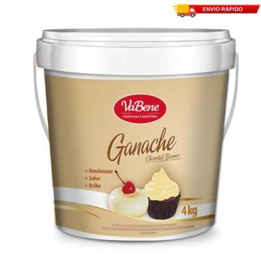 Imagem de Creme Ganache Chocolate Branco 4Kg - Vabene