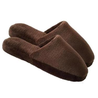 Imagem de Pantufa Ame Niazitex Toque de Seda Marrom 37-38 - Conforto e Qualidade