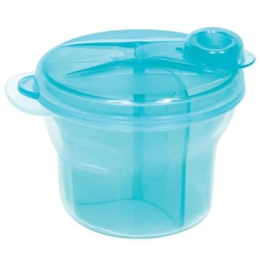 Imagem de Pote para leite em pó buba azul