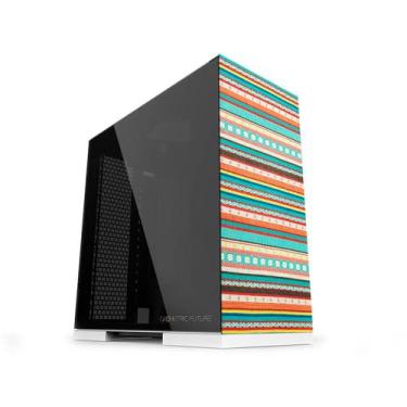 Imagem de Gabinete Gamer Geometric Future Model 8 Bohemia Branco Tecido