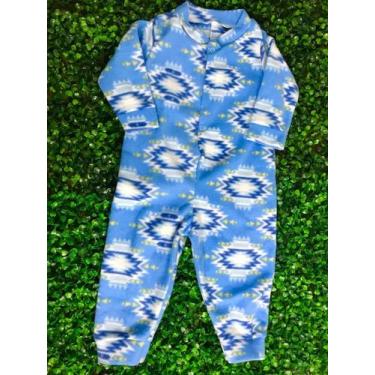 Imagem de Macacão Infantil Masculino Soft 1/3 - MASSARA BABY, 2, Azul, Explosão
