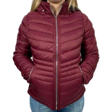 Imagem de Jaqueta Feminina Inverno Puffer Dawson Vinho, Bordô, G