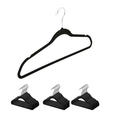 Imagem de 30un Cabide Aveludado Premium Antideslizante 44,7CM adulto - tuut
