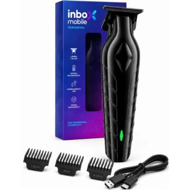 Imagem de Máquina Maquininha Aparador Barba Cabelo Acabamento Sem Fio 3 Pentes I