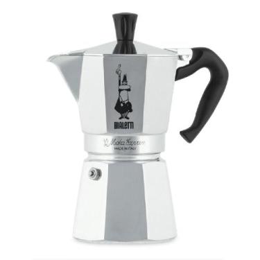 Imagem de Cafeteira italiana bialetti nuova moka express 4 xícaras em alumínio 1