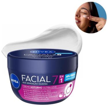 Imagem de Creme Facial Nivea Noturno 100g Hidratação Intensa Renovação Nutrição 