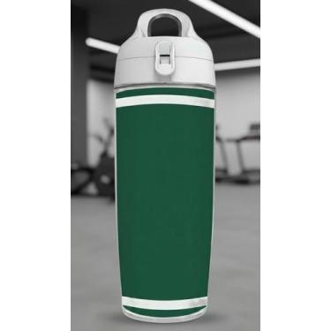 Imagem de Garrafa Squeeze Térmica Policarbonato 600ml Verde - Congratulations St