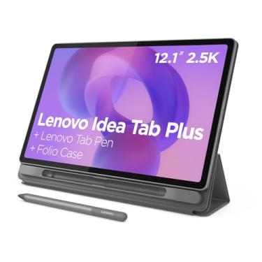 Imagem de Tablet Lenovo Idea Tab Plus 12.1" 2.5K 90Hz - Octa-Core, 8GB RAM, 128GB, Wi-Fi 5, Android 15, Caneta e Case