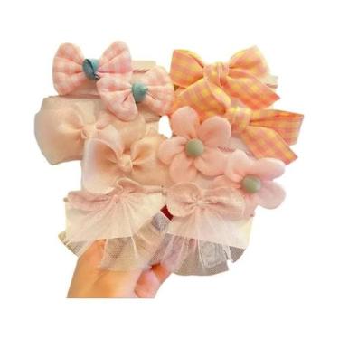 Imagem de Conjunto De 10 Elásticos De Cabelo Estéticos Para Meninas, Faixas Elás