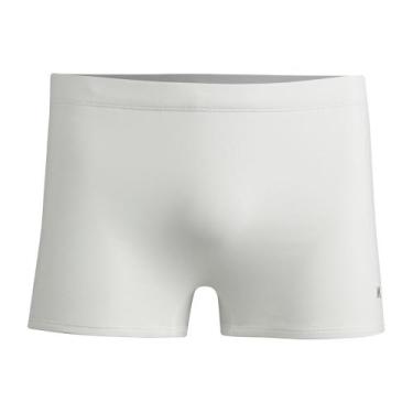 Imagem de Sunga Praia Boxer Lisa Proteção UV50+ Adulto Mash 300.116, Off white, 
