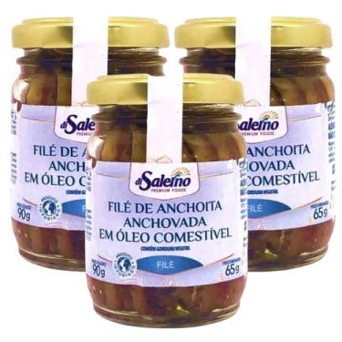 Imagem de Aliche File De Anchova Importado Argentino Di Salerno 90g 03 Unidades