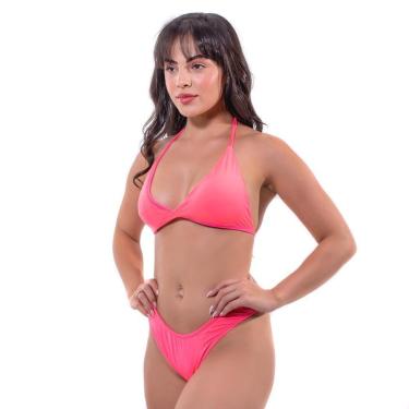 Imagem de Biquíni Cortininha Asa Delta C/ Bojo Moda Verão Marquinha Maravs Tendência-Feminino