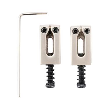 Imagem de Wilkinson M Series 10,5mm Carrinhos Saddles de Aço Moderno para Ponte Wilkinson Série M Guitarra Strat Style, Níquel(2 Peças)