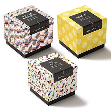 Imagem de Compendium ThoughtFulls Pop-Open Cards — Pacote com 3 de You're Awesome, Smile, Be Happy — 90 cartões Pop-Open, cada um com uma mensagem diferente dentro