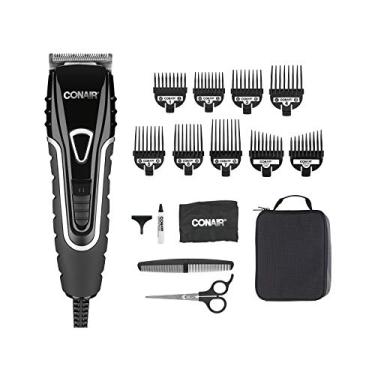 Imagem de Conair Barber Hair Clippers, Barbershop Series Kit de Corte de Cabelo Antiderrapante 16 Peças