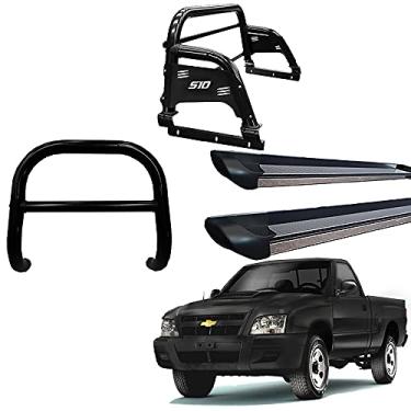 Imagem de Kit Quebra Mato+Santo Ant H3+Estribo PERS S10 94/11 Preto CS