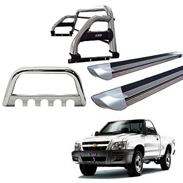 Imagem de Kit Quebra Mato+Santo Ant H2+Estribo PERS S10 94/11 Cromo CS