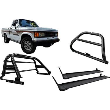 Imagem de Kit quebra mato+Estribo OR+Sant Antonio Duplo D20/D-20 Preto