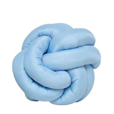 Imagem de Almofada Nó Escandinavo Nozinho Decorativo Azul