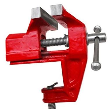 Imagem de Mini Torno Morsa De Bancada Base Fixa 50 Mm